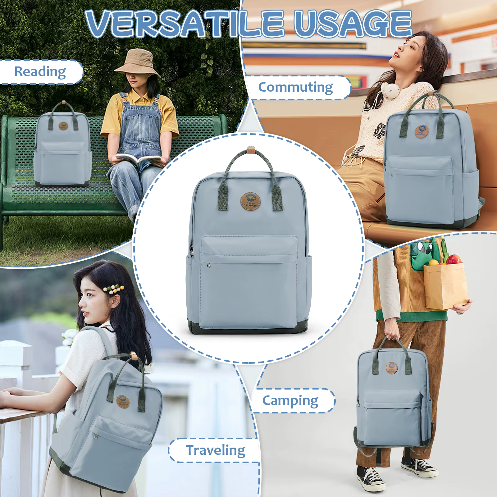 Sacs à dos scolaires pour filles, sacs d'école mignons pour adolescentes, sacs à dos pour femmes, sac à bandoulière décontracté, sac à dos pour ordinateur portable, sac de voyage