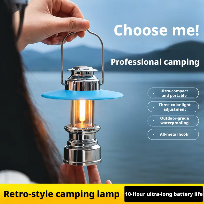 Lampe portable rétro style Hurricane