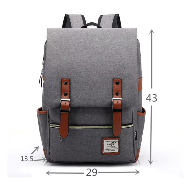 Sac à dos vintage pour ordinateur portable, sacs en toile pour femmes, sacs de voyage décontractés en toile pour hommes, sacs rétro décontractés, sacs d'école pour adolescents #