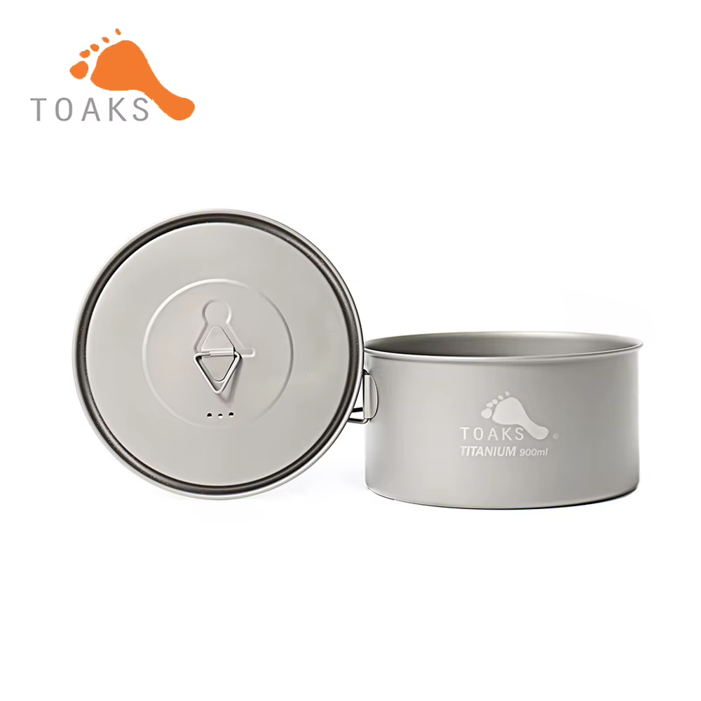 TOAKS POT-900-D130 pur Titane Camping ustensiles de cuisine en plein air