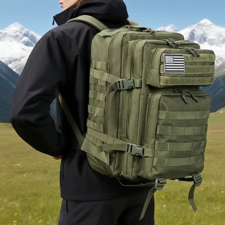 Sac à dos tactique Elite 50L/30L | 3X travail plus fort et sac à dos militaire | Résistant et robuste | Sac MOLLE Bug Out 3 jours