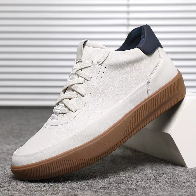 Baskets montantes en cuir pour hommes
