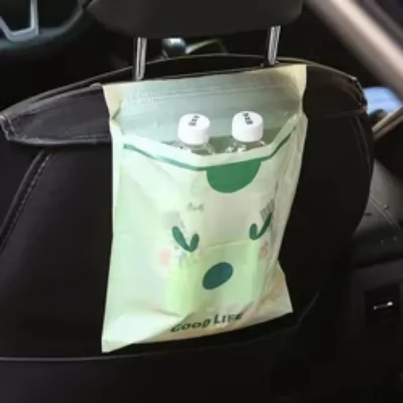 Sac poubelle de voiture 2/15 pièces, poubelle jetable étanche, poubelle de voiture, bâton sur n'importe où à l'intérieur de vos sacs, accessoires
