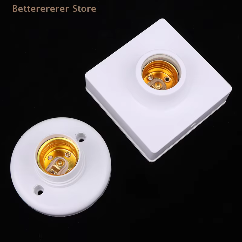 Support de lampe E27 innovant et pratique, support d'ampoule résistant aux hautes températures, douille d'ampoule en céramique, Base de lampe
