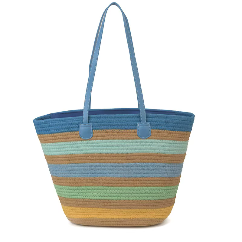 Sac fourre-tout en paille grande capacité