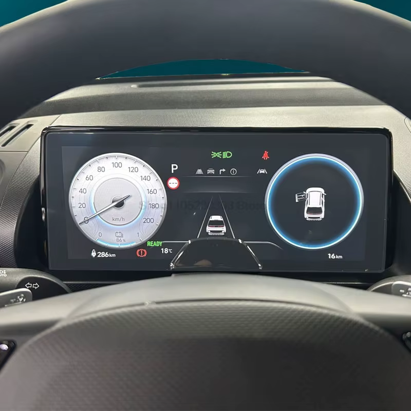 Protection d'écran en PET pour tableau de bord numérique de voiture Hyundai Inster 2025 2026 10