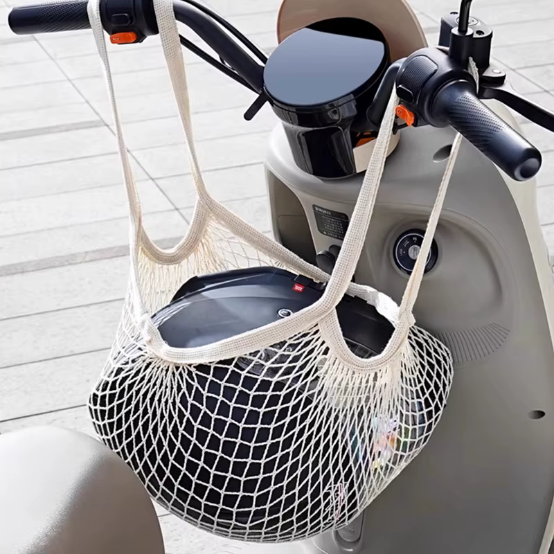 Sac de vélo, filet à bagages pour casques de vélo électrique