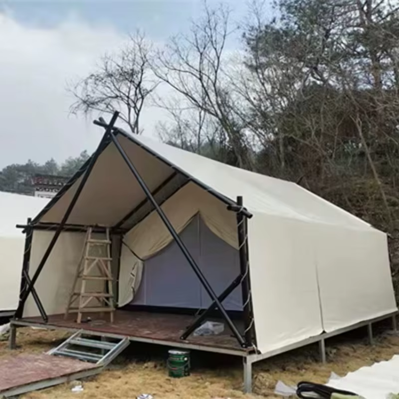 Tente de glamping de luxe imperméable