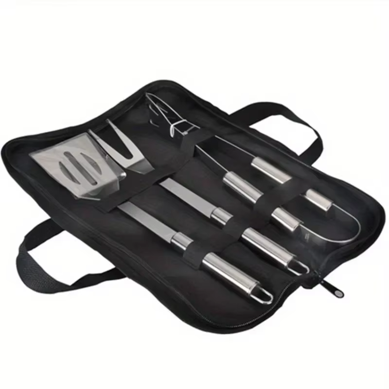 Ensemble d'outils de Barbecue de Camping en acier inoxydable