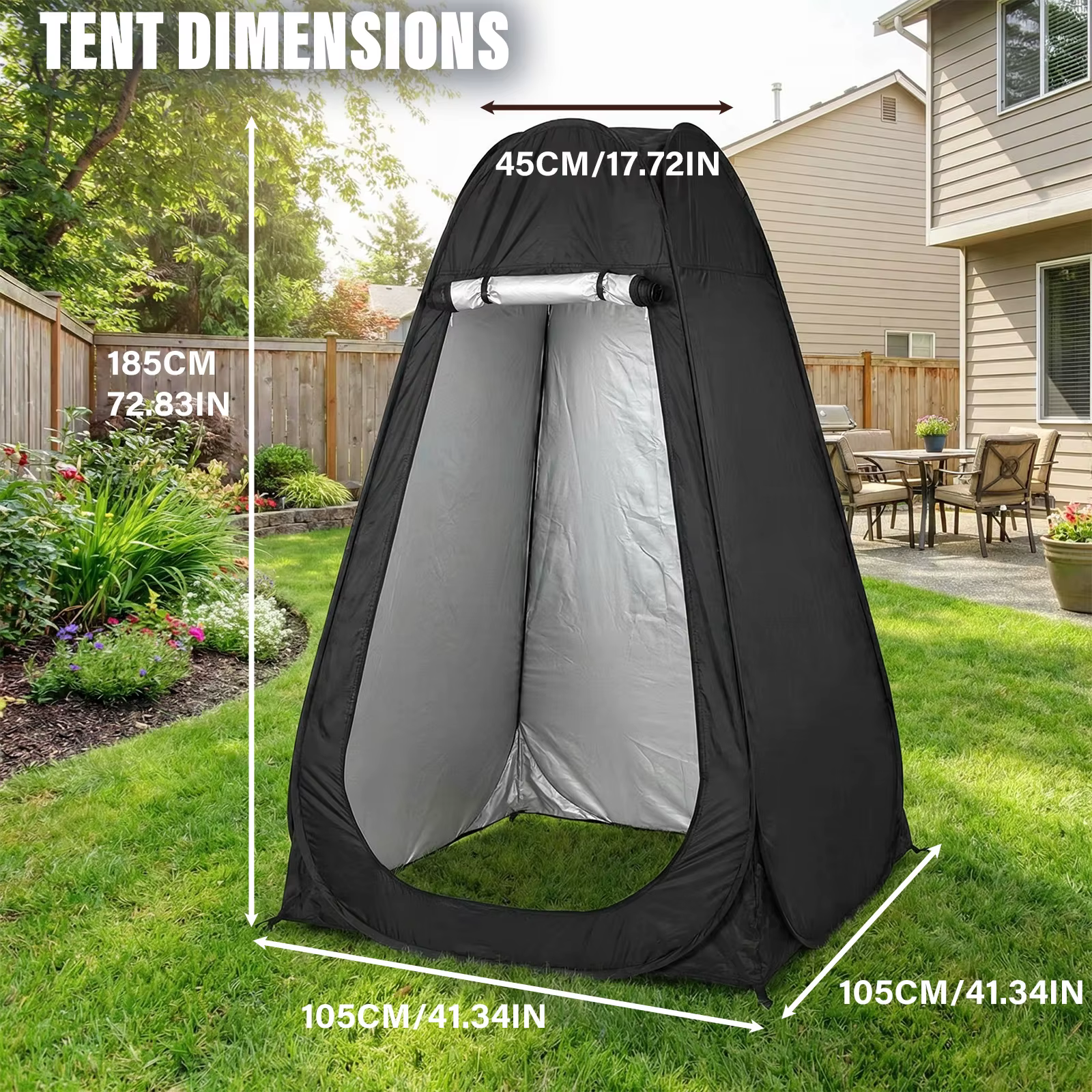 Tente Parasol Portable Extra-Large Idéale pour les Sorties Printanières