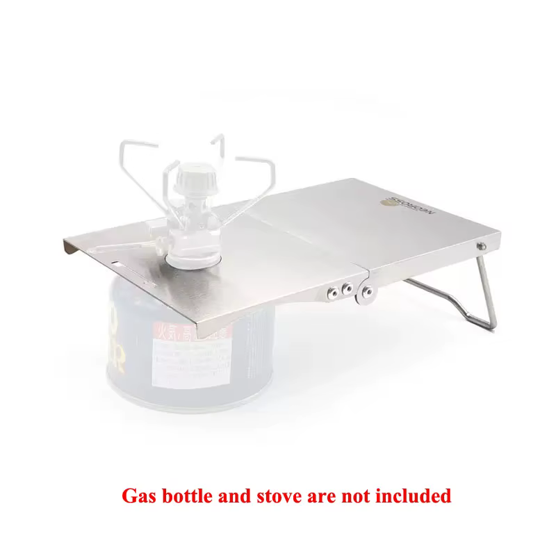 Accessoire de réchaud à gaz pliable portable d'extérieur