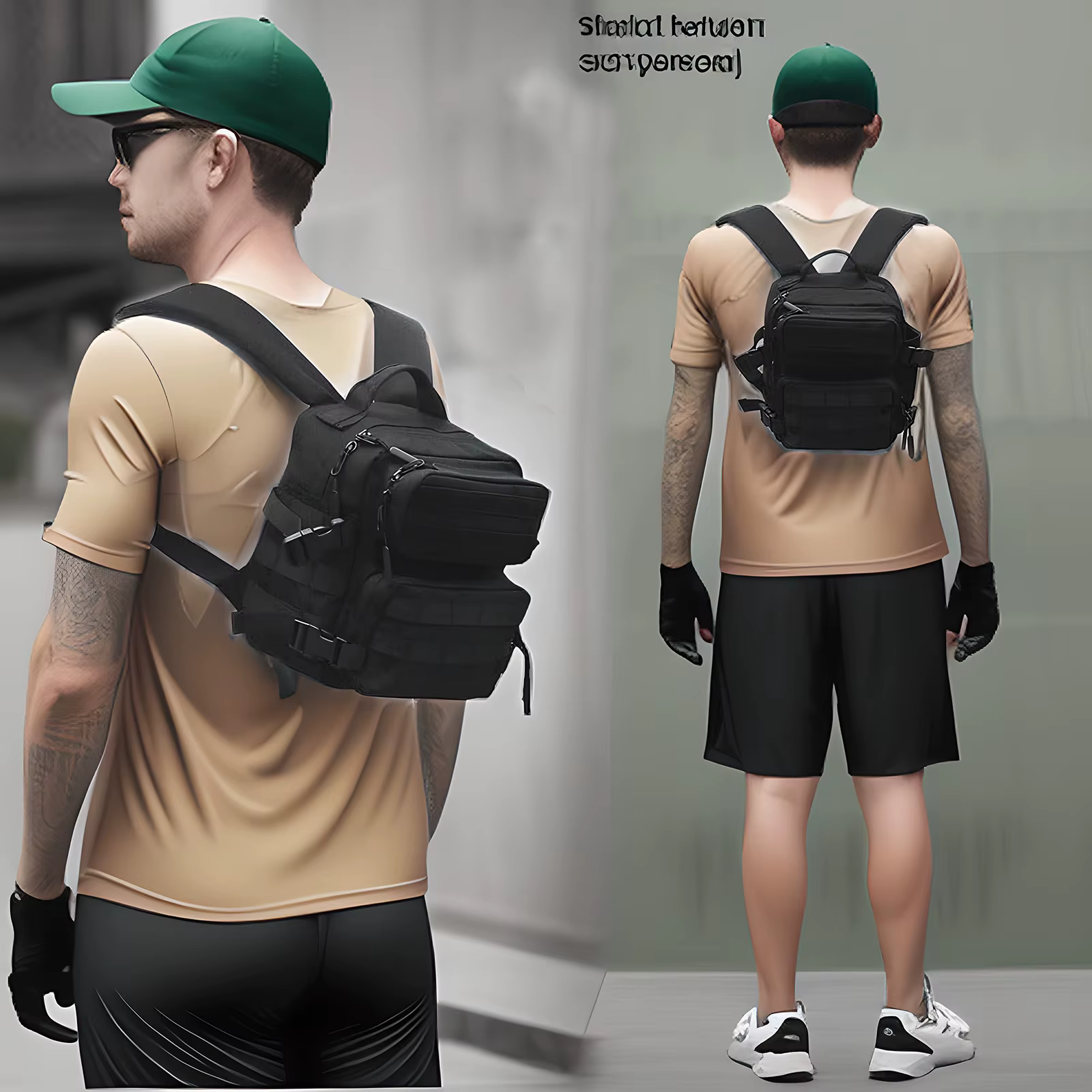 Mini sac à dos 9L pour hommes et femmes