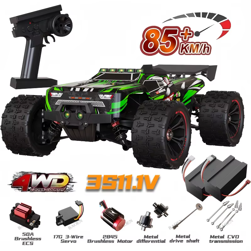 SCY9522PRO 85 KM/H voiture RC haute vitesse sans brosse 4WD tout-terrain dérive télécommande voiture 1:16 voitures de course professionnelles SCY9522 50 KM/H