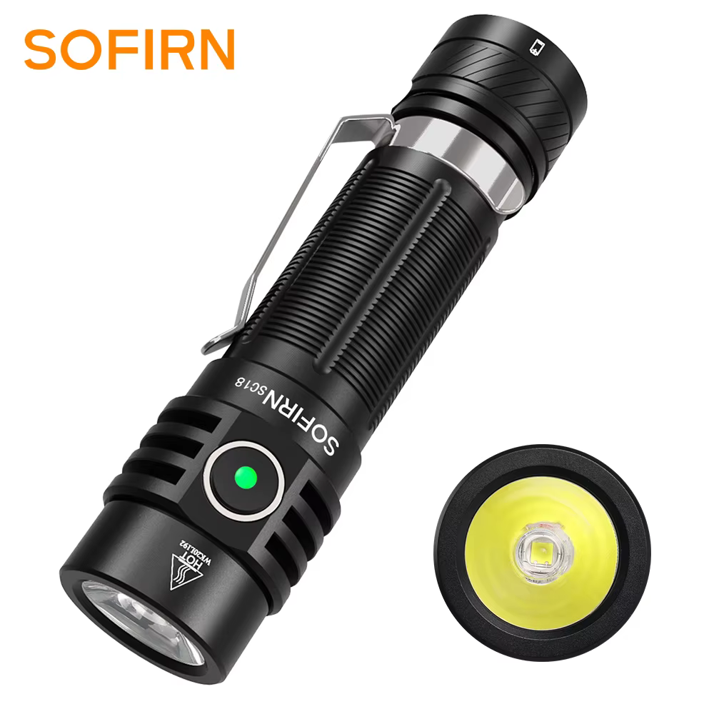 Collection Sofirn-Lampe de poche SC18 1800strada EDC