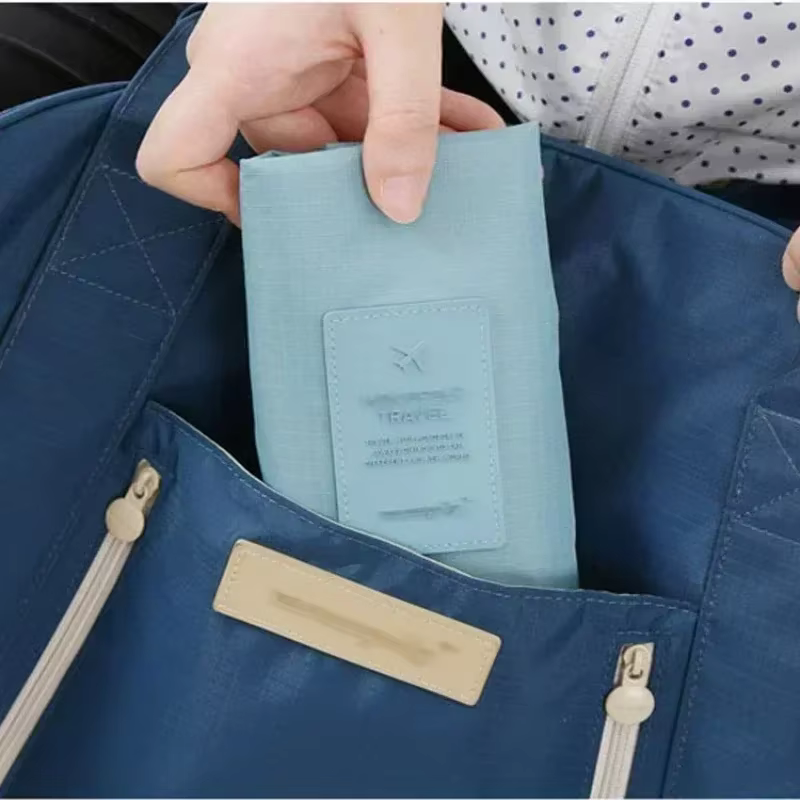 Sacs à chaussures portables, supports de voyage, sac à main de rangement pliable multifonction, Mini pochette à chaussures de couleur unie de grande capacité, organisateur