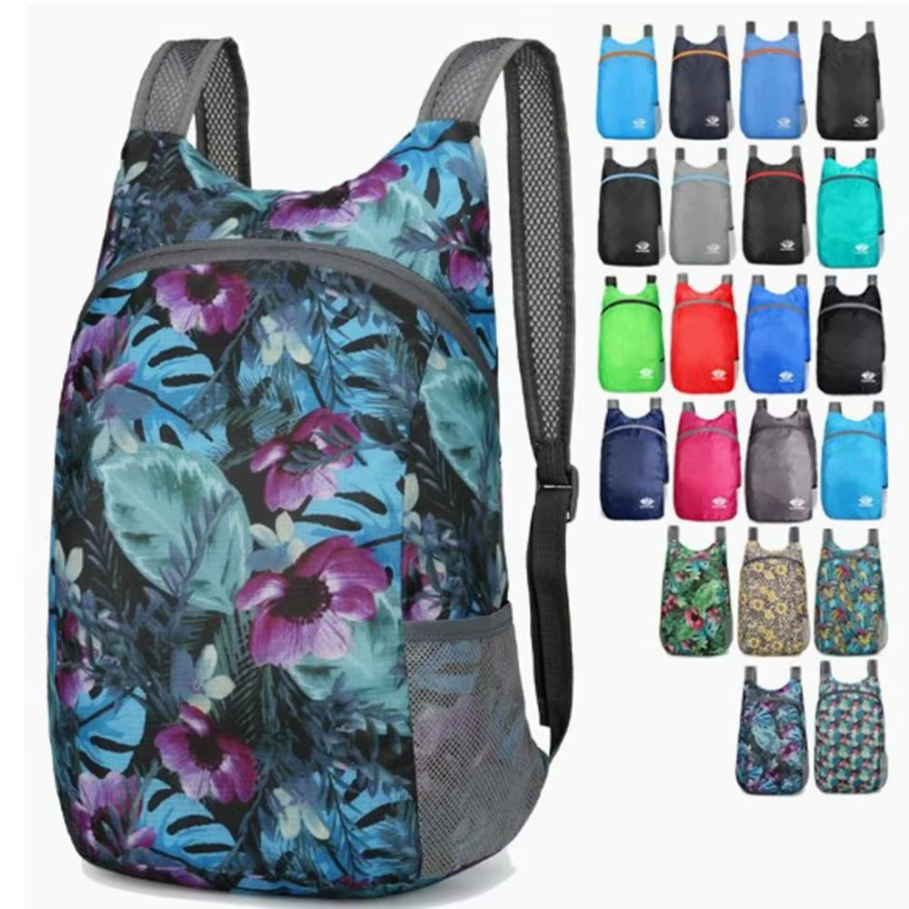 Sac à dos pliable imperméable Nano pour hommes et femmes
