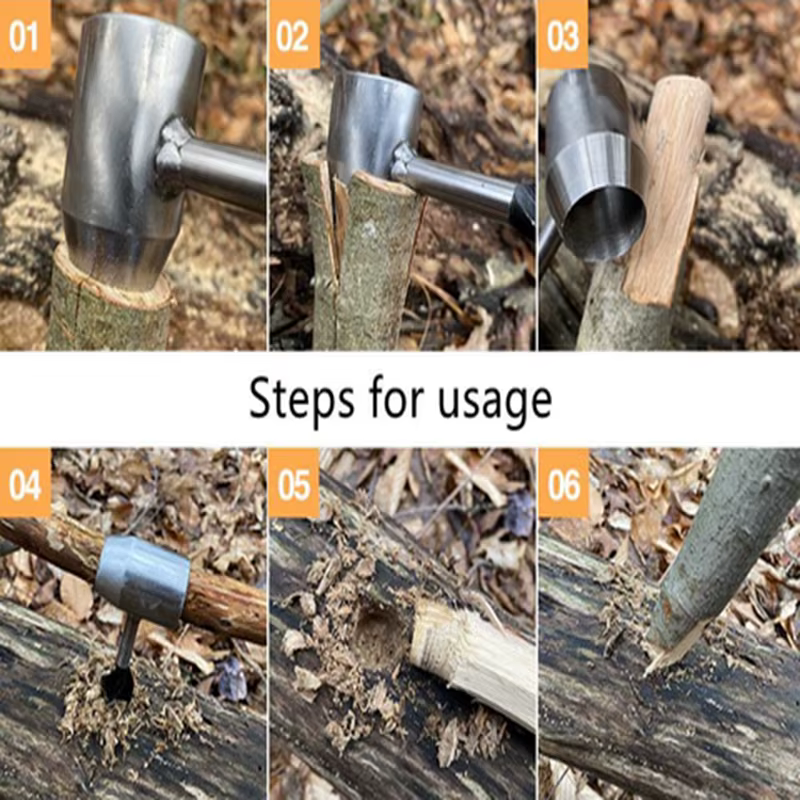 Bushcraft m.com ger-Perceuse à main de survie en plein air, outil d'équipement de survie, sports de plein air, artisanat de la jungle, accessoires de camping