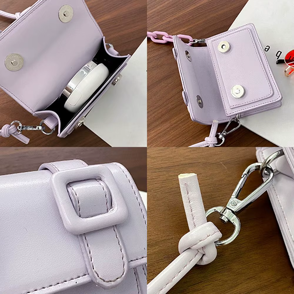 Mini petits sacs messager pour femmes fille chaîne sac à main en cuir PU sac à main dames fille sacs à bandoulière concepteur 2024 été jaune