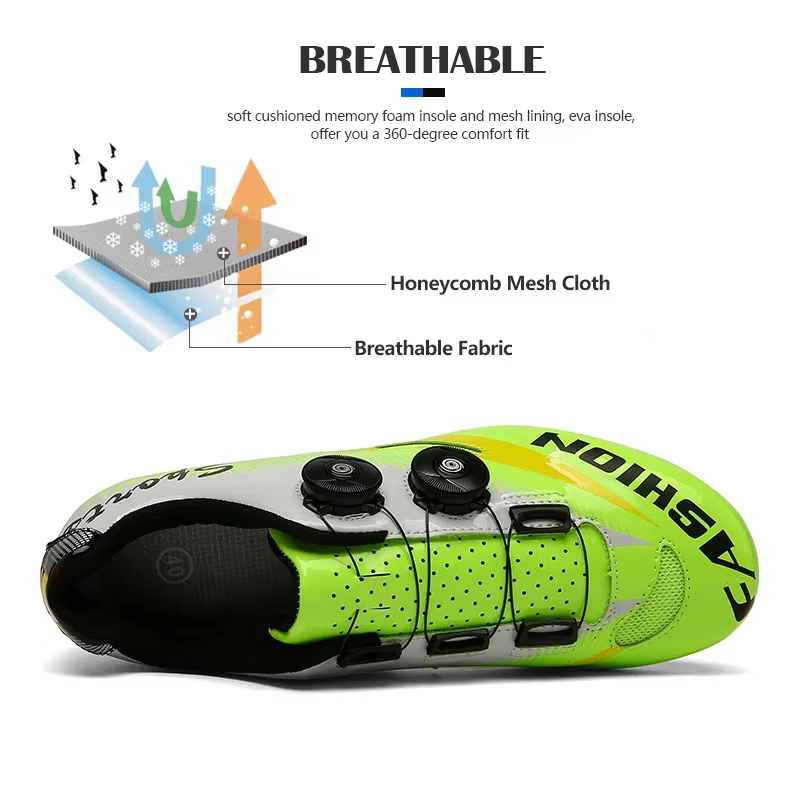 Chaussures de vélo de route pour hommes et femmes