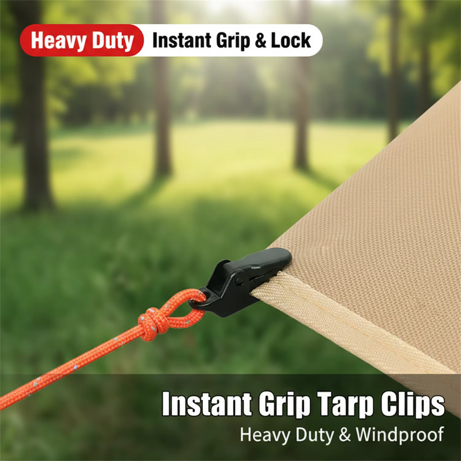 Clips de tente Anti-vent robustes