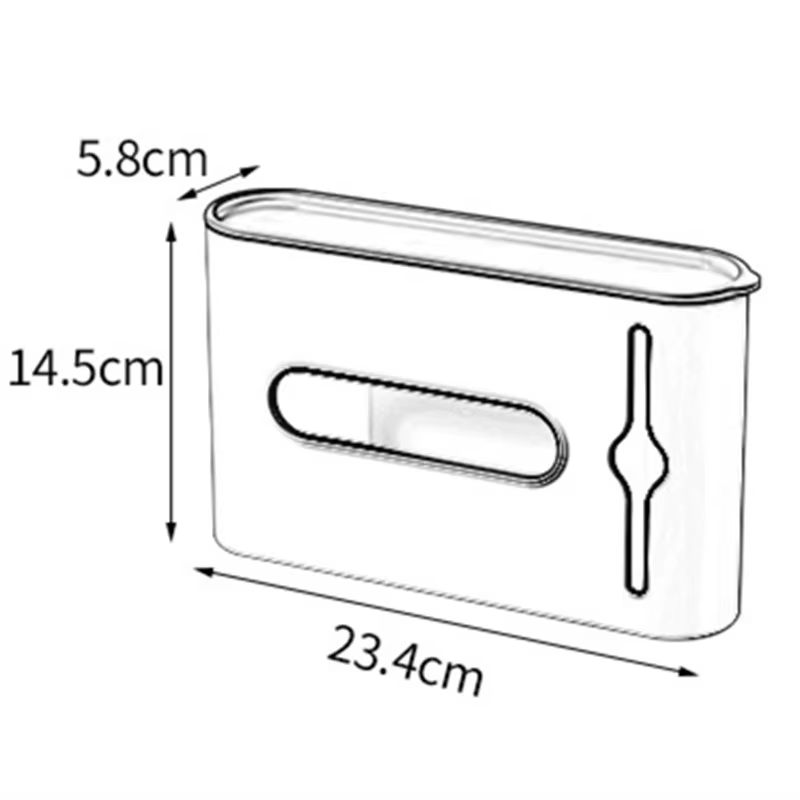 Boîte de rangement murale pour sacs poubelle, distributeur de sacs poubelle en plastique, porte-sac poubelle, HOKitchen