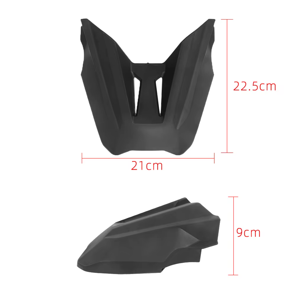 Extension de bec de moto avant