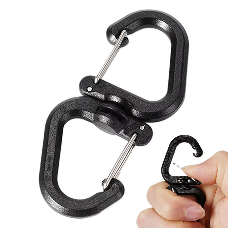 Mousqueton à Double Clip