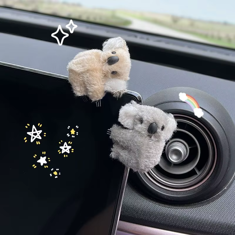 Peluche Koala mignon, décoration intérieure de voiture
