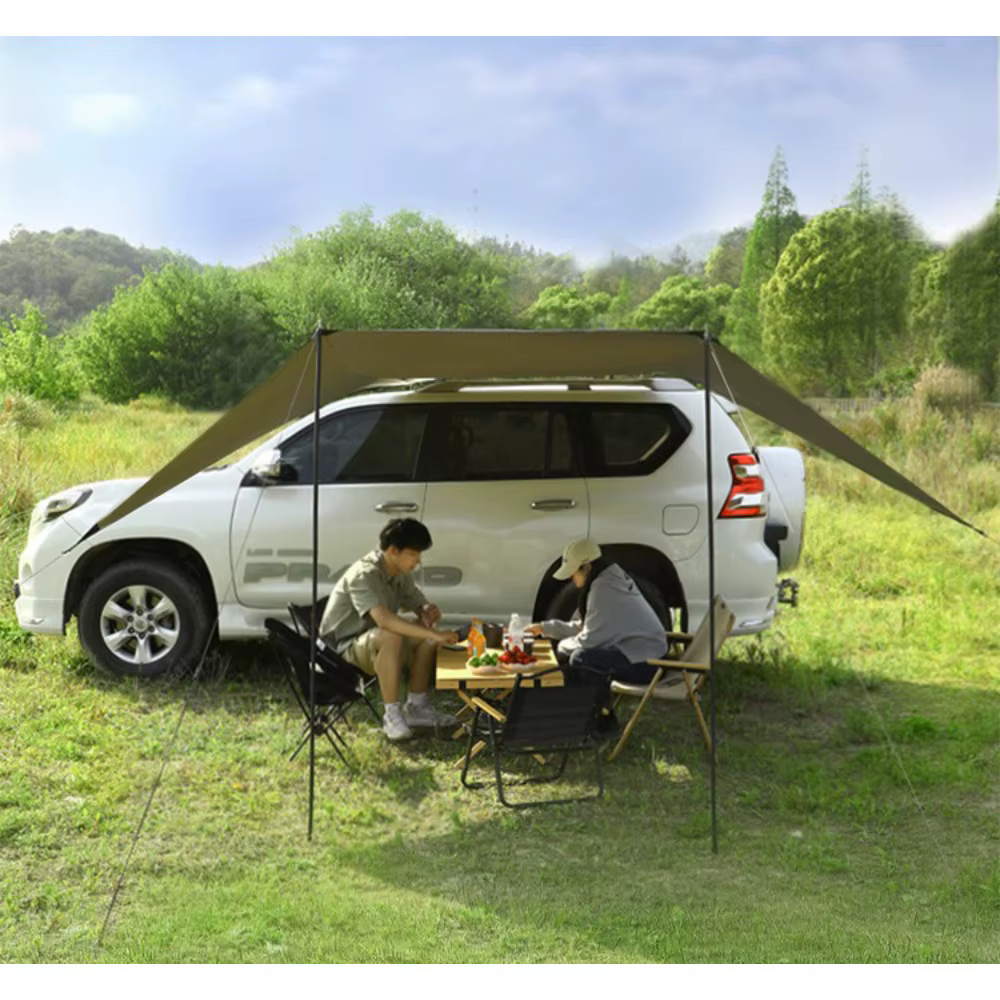 Tente arrière de voiture portable à ventouse