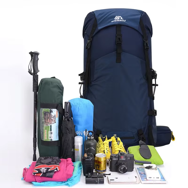 Camping en plein air escalade Trekking sac randonnée sac à dos avec housse de pluie grand Sport équipement organisateur