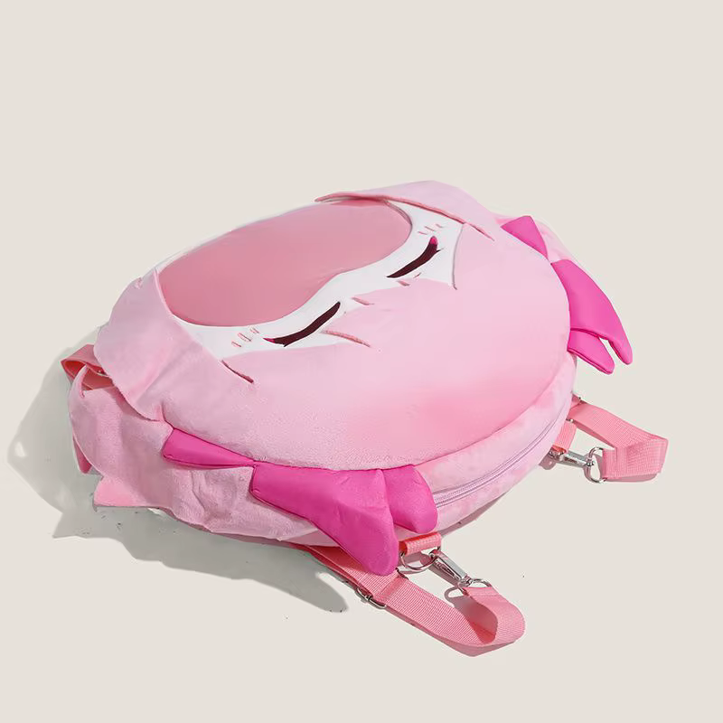 Mahou Shoujo Madoka Magica peluche Itabag sac à dos Anime Transparent grande bouche sac Kawaii sac à bandoulière Cosplay Badge cadeau de vacances