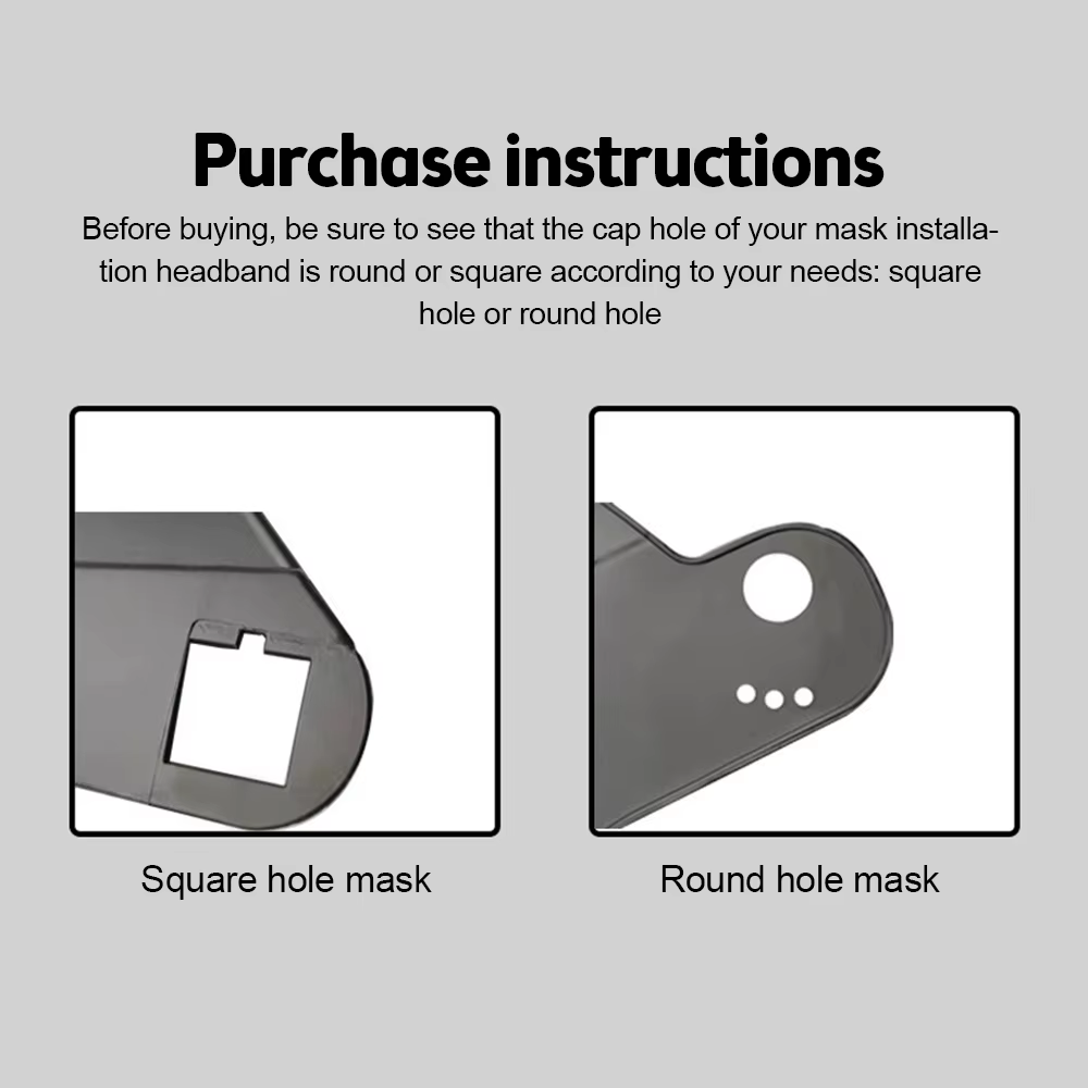 Accessoires pour masque de soudeur : Bandeau de remplacement réglable pour casque de soudage (trous carrés/ronds)