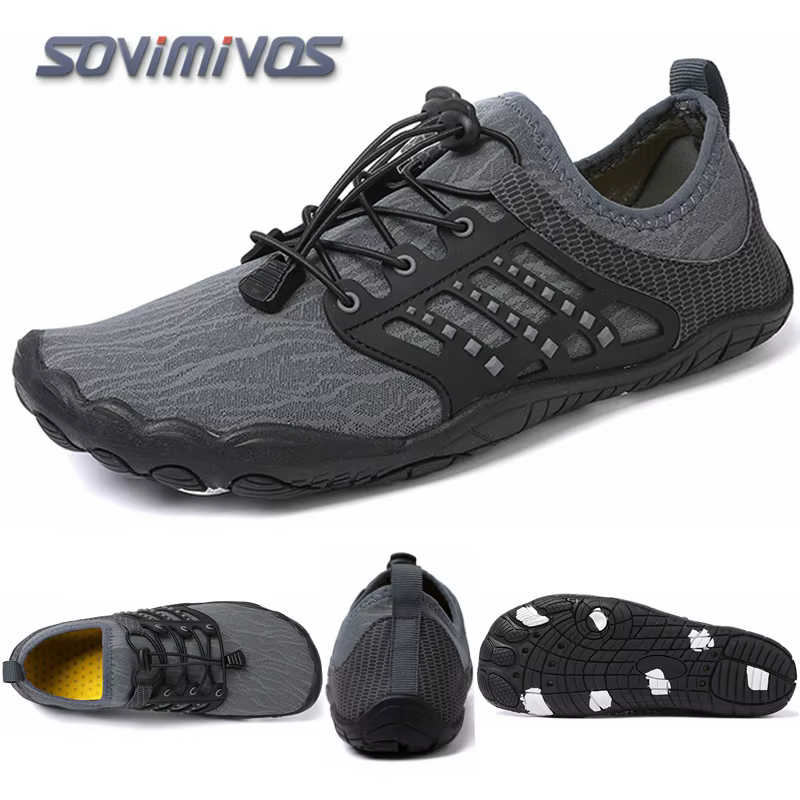 Cross-Trainer pour hommes | Chaussure pieds nus et minimaliste | Semelle zéro chute | Boîte à bout large pour femmes