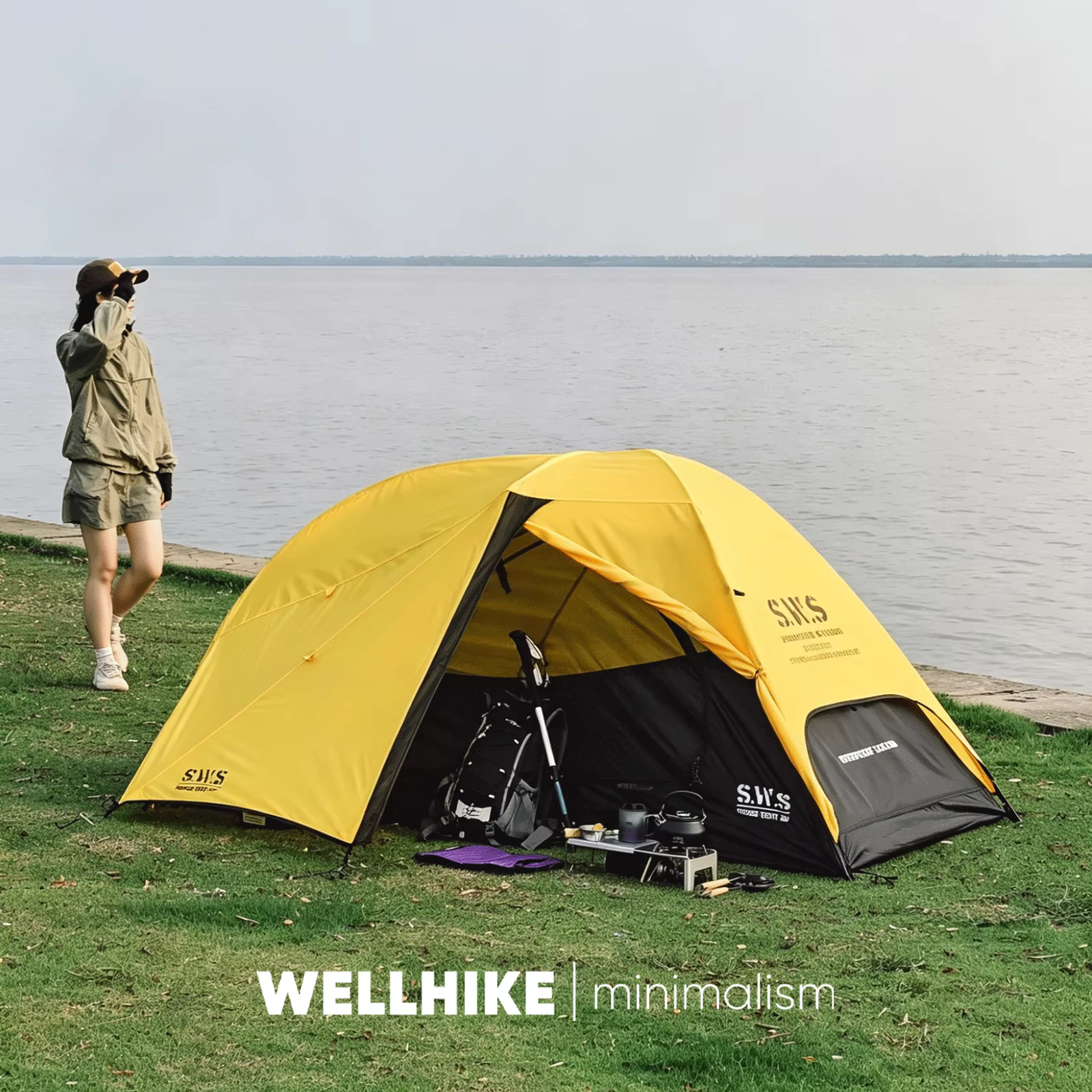 Tente de camping WELLHIKE ultralégère pour 2 personnes