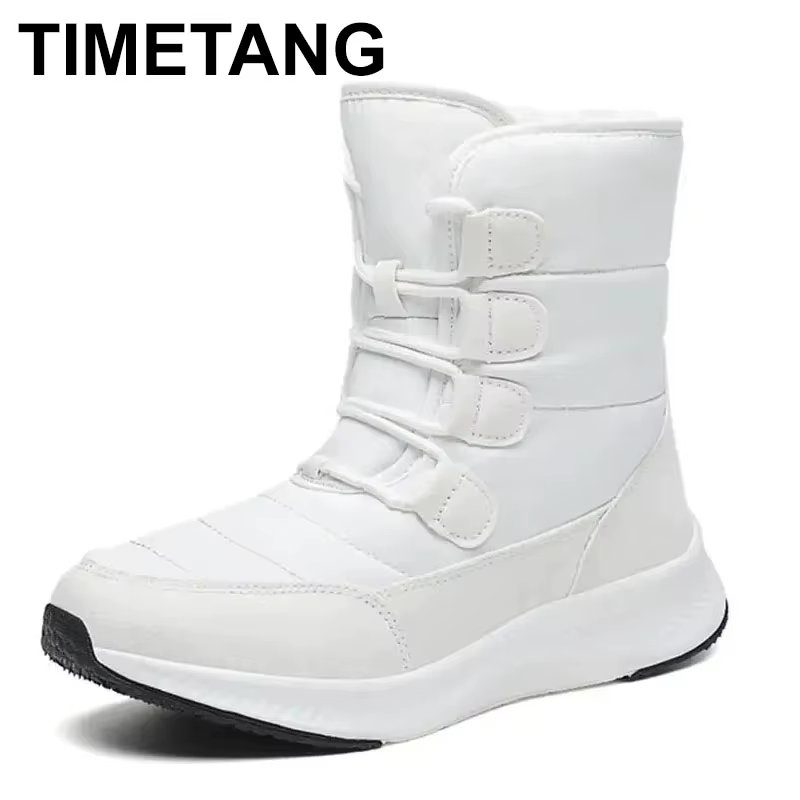 2025 chaussures pour femmes hiver mode bottines femmes garder au chaud femme à lacets bottes imperméables cheville chaussures rue infirmière bottes