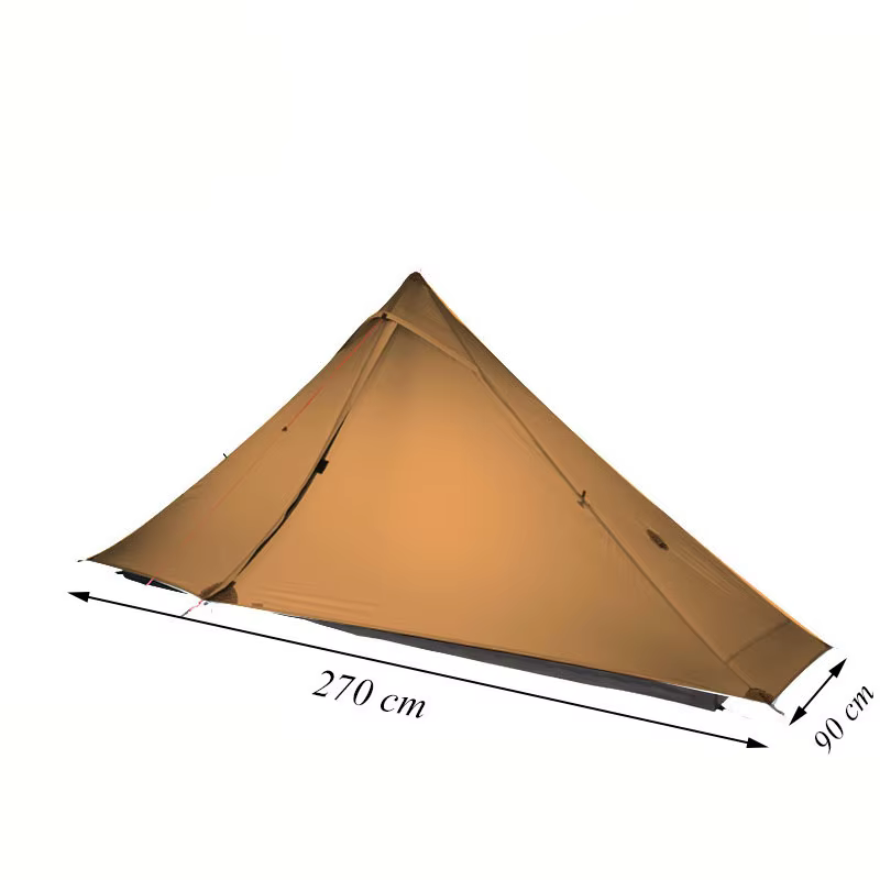 Nouvelle Version FLAME'S CREED Lanshan 1 Pro tente 3/4 saison 230*90*125cm 2 côtés 20d Silnylon 1 personne