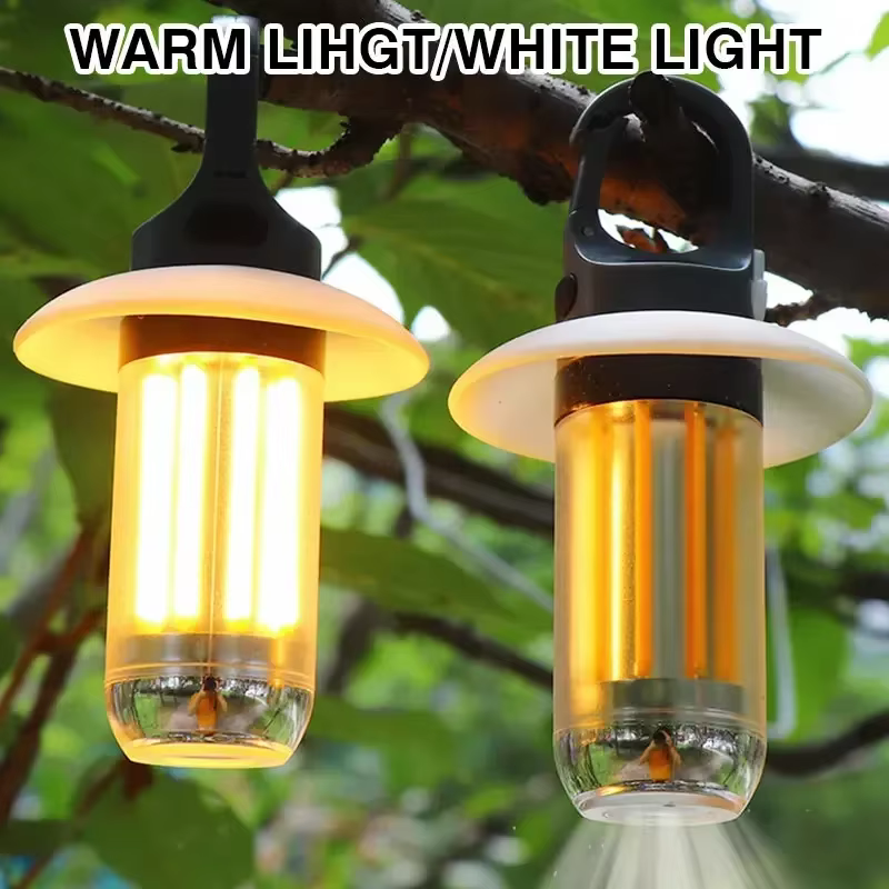 Torche portative légère de Camping Heinast 5 Modes d'éclairage lampe de tente Rechargeable pour l'escalade de Patio 8 Filaments de lumière