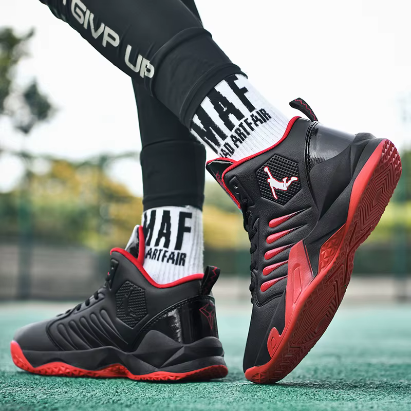 Chaussures de basket-ball respirantes coordonnantes pour hommes et femmes, chaussures de course portables, baskets athlétiques d'entraînement de gym, anti-baume