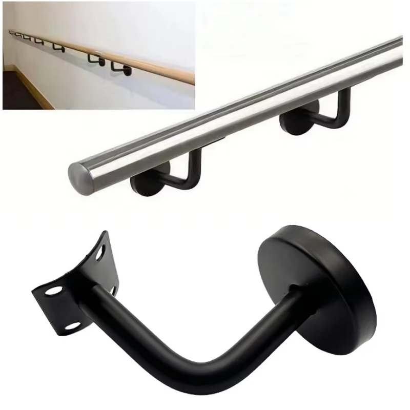 Supports de main courante d'escalier, 1 pièce, Support de rampe murale en acier inoxydable, Support de Rail d'escalier, matériel, accessoire d'escalier