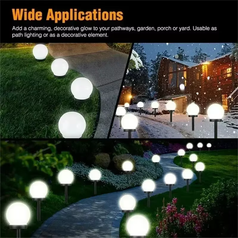 Lampes solaires pour sphères d'extérieur