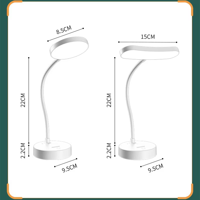Lampe de lecture LED veilleuse Rechargeable 3 niveaux lumière de gradation