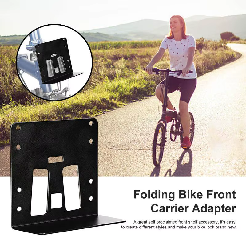 Sac adaptateur avant de vélo pliable en aluminium pour Bromptons, accessoires de cyclisme