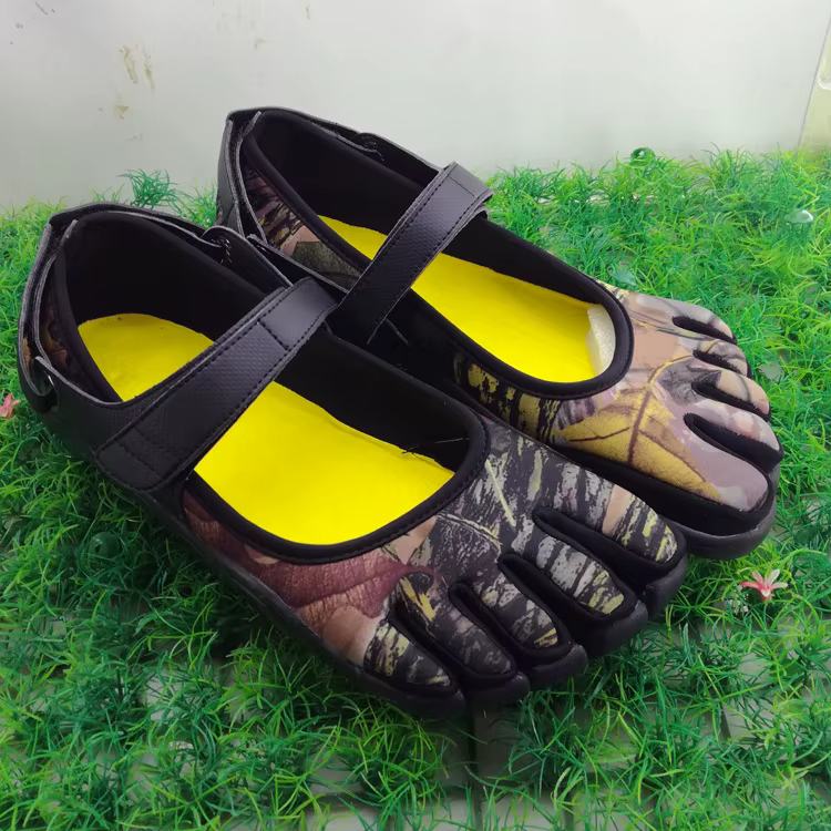 Chaussures de randonnée légères en cuir à 5 orteils pour hommes et femmes