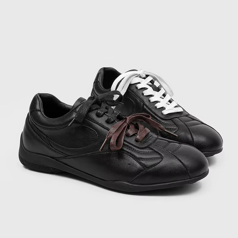 Chaussures de marche classiques et polyvalentes, rétro, à lacets, confortables, à semelle plate, pour hommes, chaussures Derby décontractées pour le quotidien, loisirs et sport, tailles 38-46
