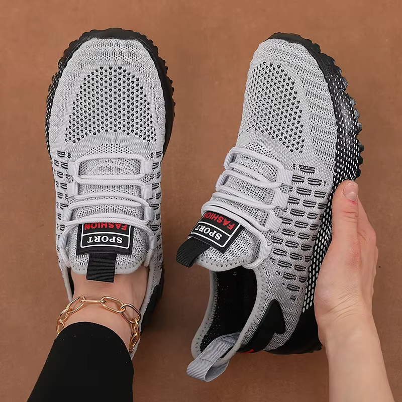 Nouvelles chaussures de randonnée pour hommes marche sport haute qualité à lacets maille