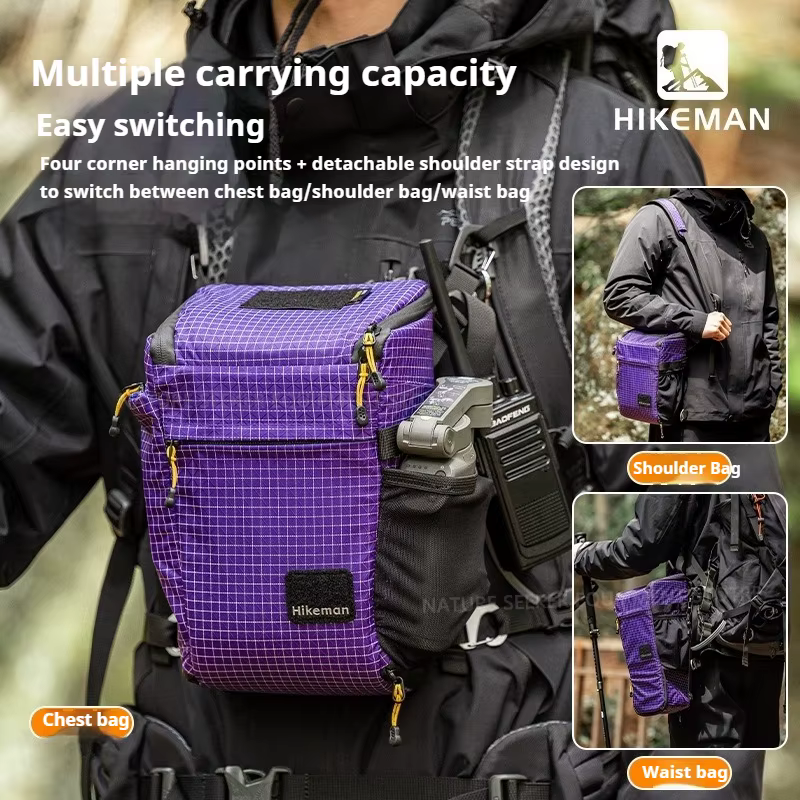 HIKEMAN – sac pour appareil photo avec sangle et cloison de bricolage
