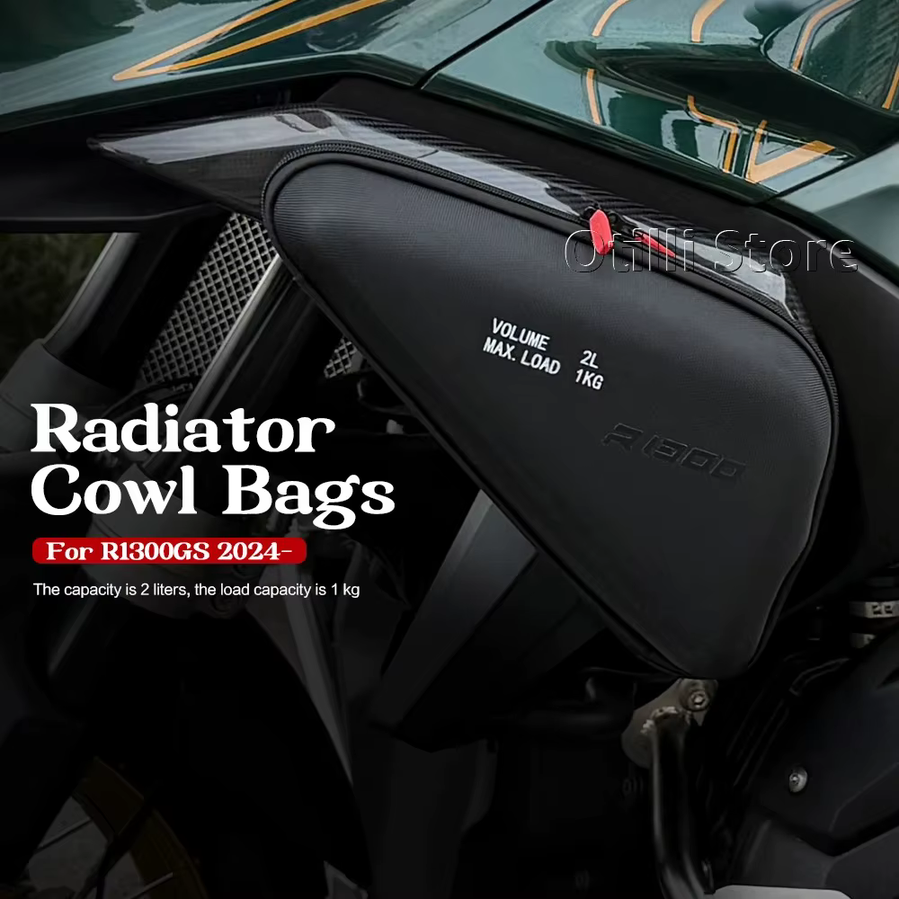 Sacs de capot de radiateur, accessoires de moto 2025 2024 2023, sac à outils de carénage latéral pour BMW R1300GS R 1300 GS 1300 R R1300GSA