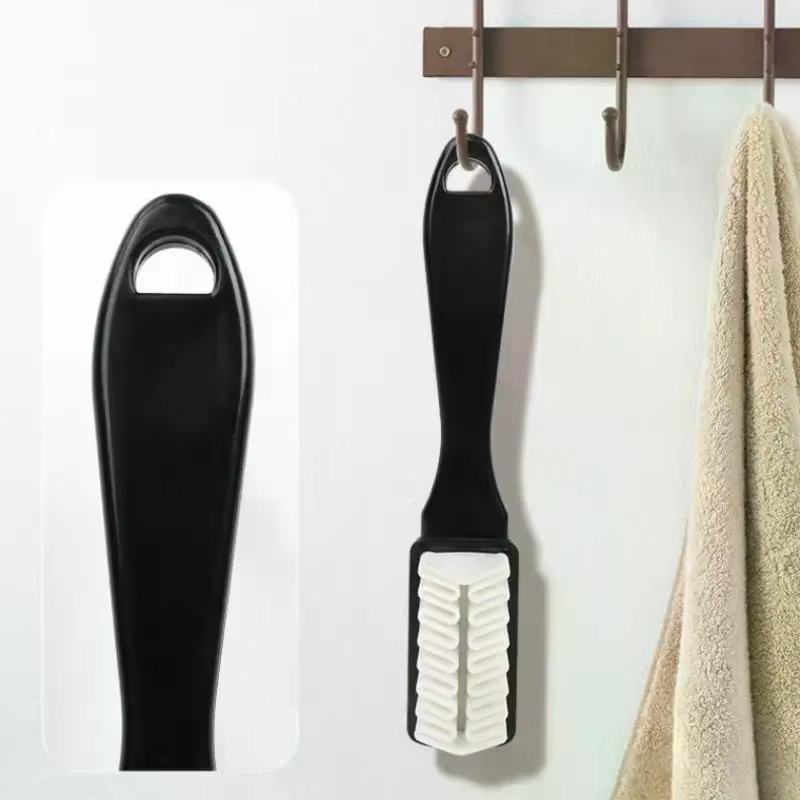 Kit de brosse de nettoyage pour chaussures 2 en 1 à double extrémité avec gomme - Plastique durable pour bottes en daim