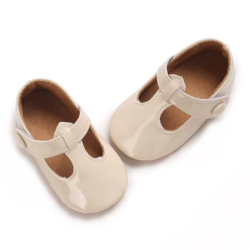 Chaussures simples pour bébé fille, chaussures de marche pour bébé fille, chaussures de princesse occidentale à semelles souples, nouvelle collection printemps et automne