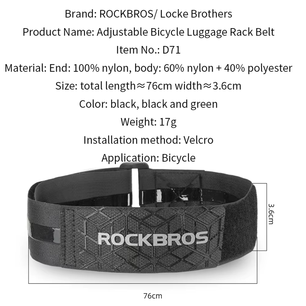 ROCKBROS – lot d'extérieur réglable